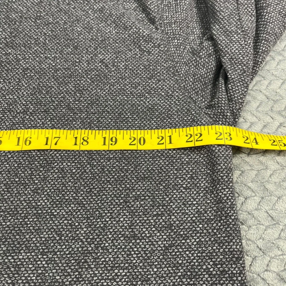 Claiborne Quarter Zip Pullover Mens Gray Textured‎ Long Sleeve XXL